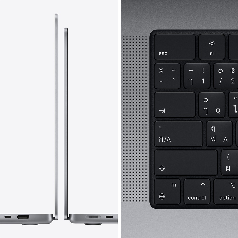 Apple MacBook Pro 16 : M1 Max chip 10C CPU/32C GPU/32GB/1TB - Space Gray-2021 (Eng-Keyboard) CTO