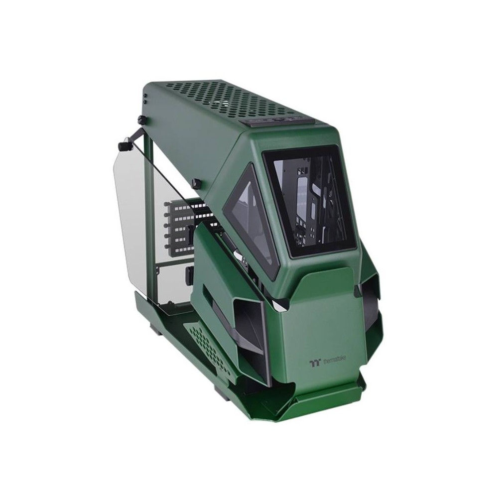 เคสคอมพิวเตอร์ Thermaltake Computer Case AH T200 Racing Green Edition