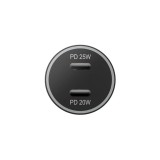 ที่ชาร์จแบตในรถ AMAZINGthing 1 USB-A (QC3.0A) / 1 USB-C (PD45W) Black