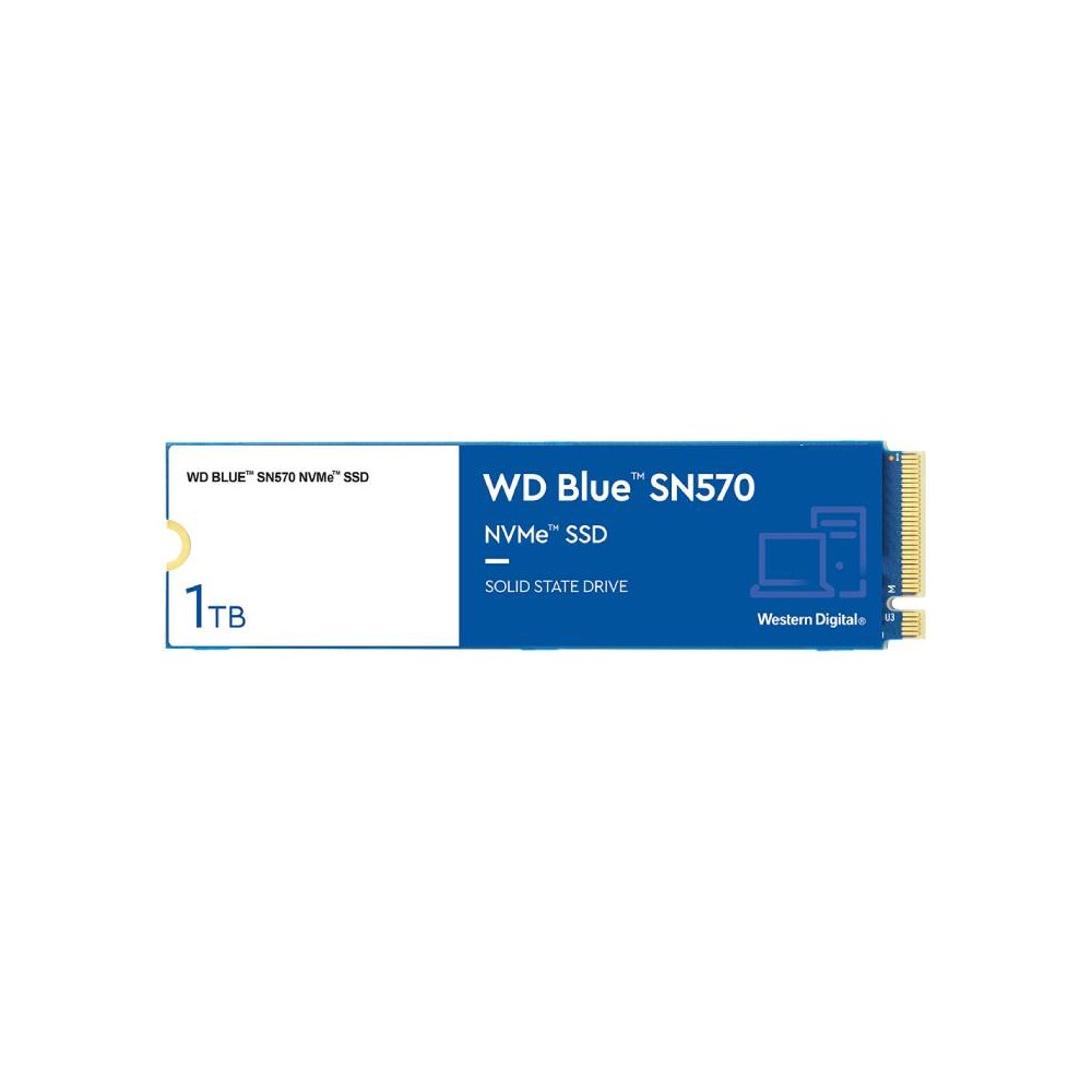 WD SSD 1TB M.2 PCle/NVme R3500MB/s W3000MB/s Blue - 5 Year (SN570)