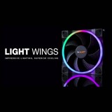 พัดลมคอม Be Quiet Fan Light Wings 140mm PWM high-speed Black