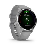 สมาร์ทวอทช์ Garmin Venu 2 Plus (RB) Passivated Powder Gray Band