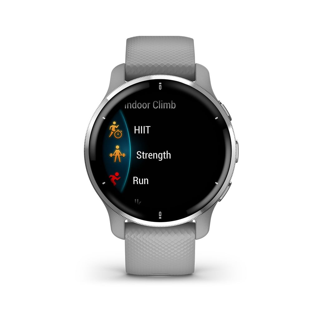 สมาร์ทวอทช์ Garmin Venu 2 Plus (RB) Passivated Powder Gray Band