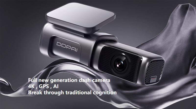 กล้องติดรถยนต์ Xiaomi CarDashCam DDPAI Mini 5 Dash Cam 4K