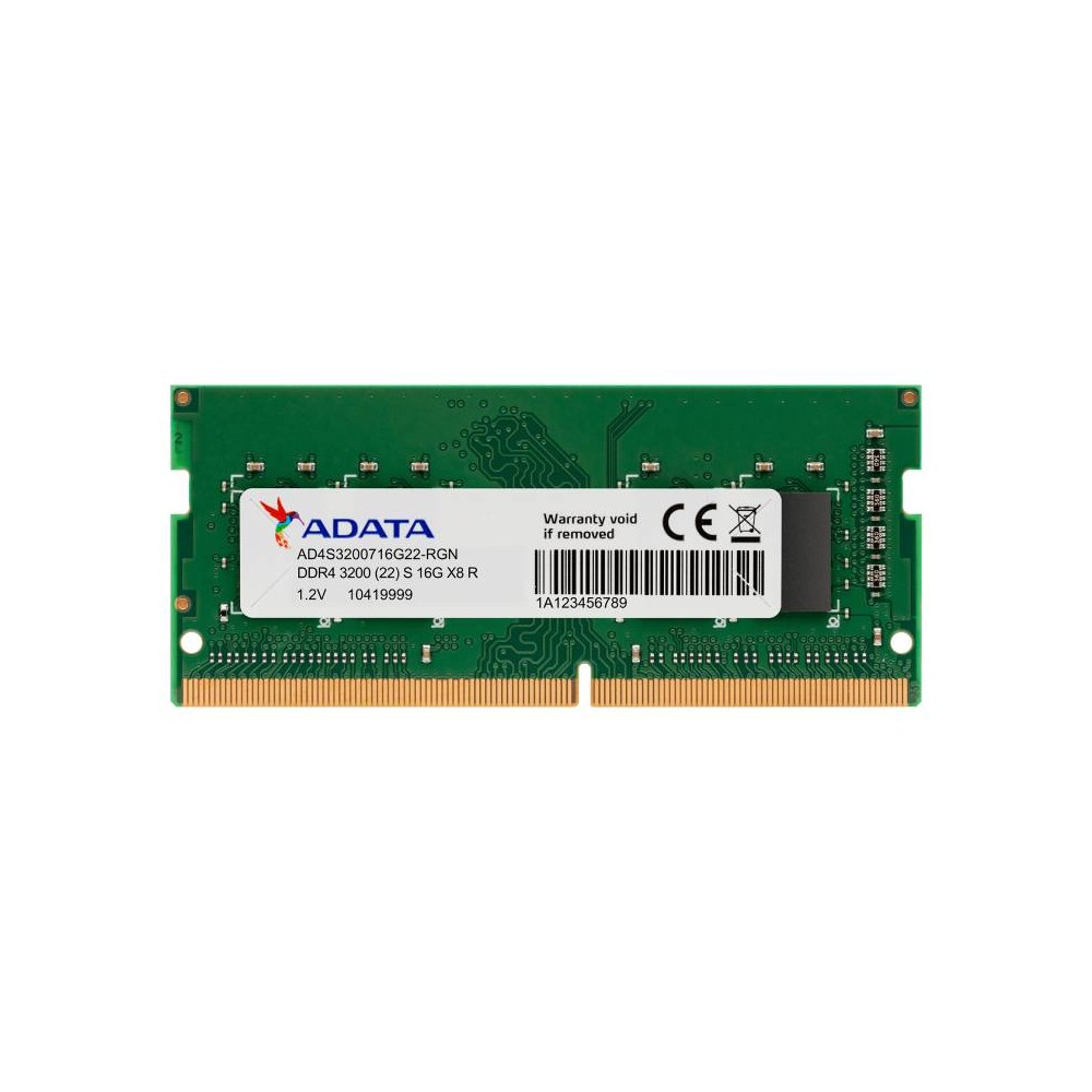 แรมโน้ตบุ๊ค ADATA Ram Notebook DDR4 16GB/3200MHz.CL22 SODIMM