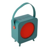 ลำโพงบลูทูธ Blue Box Retro Cube Green/Orange