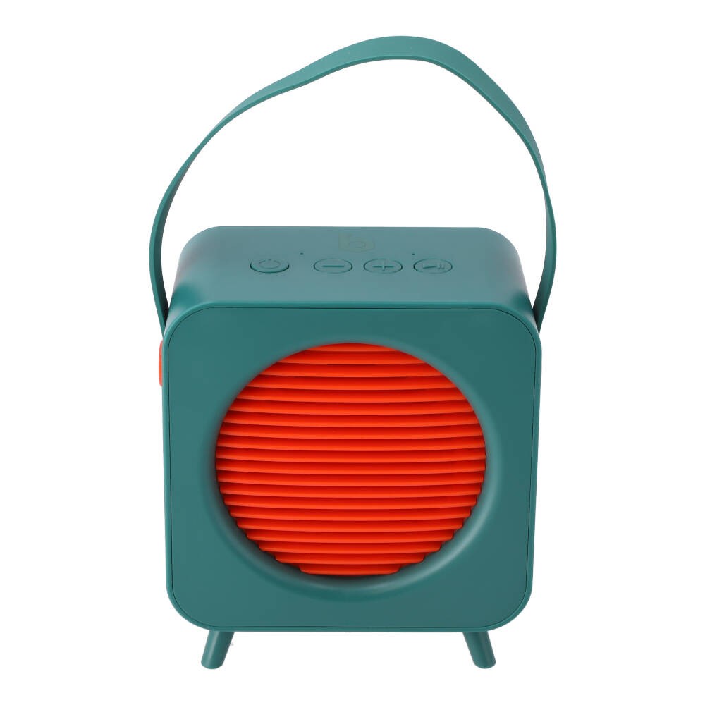 ลำโพงบลูทูธ Blue Box Retro Cube Green/Orange