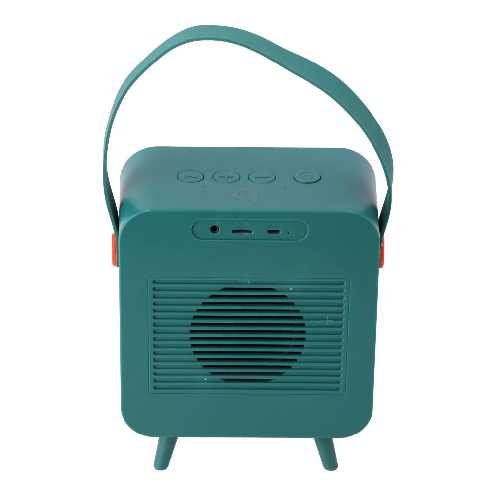 ลำโพงบลูทูธ Blue Box Retro Cube Green/Orange