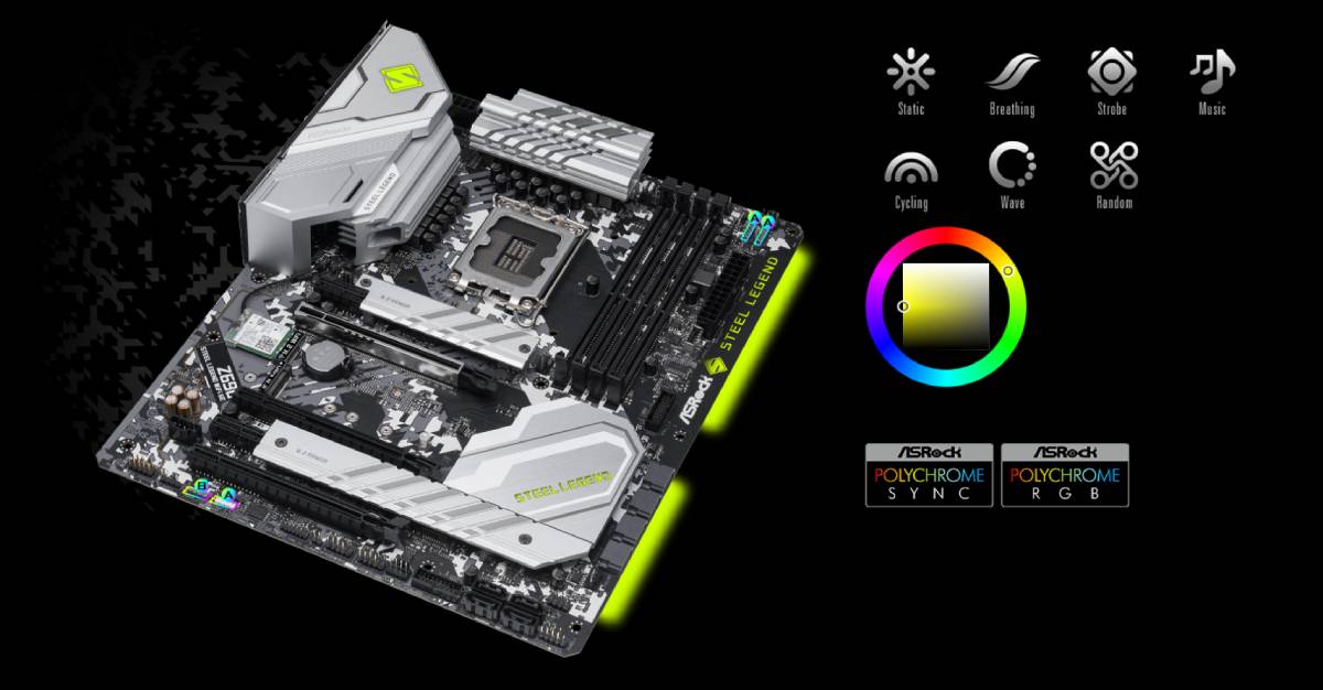 เมนบอร์ด ASRock Mainboard Z690 Steel Legend WiFi 6E DDR4 LGA-1700