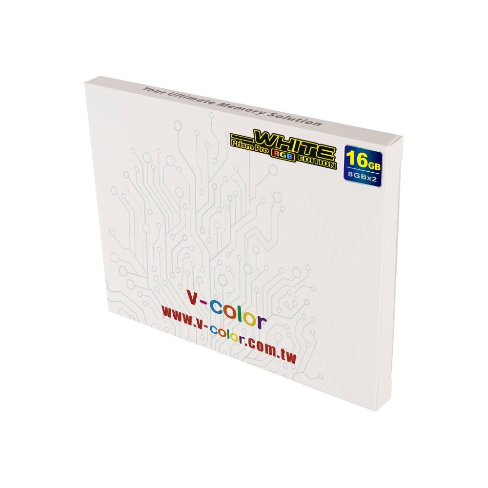 Ram Prv Color แรมพีซี v-color Ram PC DDR4 16GB/3200MHz CL16 (8GBx2) Prism Pro RGB ...