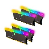 แรมพีซี V-COLOR DDR4 16GB/3600MHz.CL18 (8GB x2 + Dummy x2) Prism Pro RGB (Jet Black)