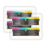 แรมพีซี V-COLOR DDR4 16GB/3600MHz.CL18 (8GB x2 + Dummy x2) Prism Pro RGB (Jet Black)
