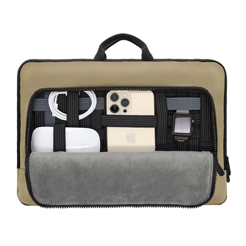 กระเป๋าโน๊ตบุ๊ค JTLEGEND Carrybag Macbook/Laptop 14 inch Ness Notebook Organizer-Sand
