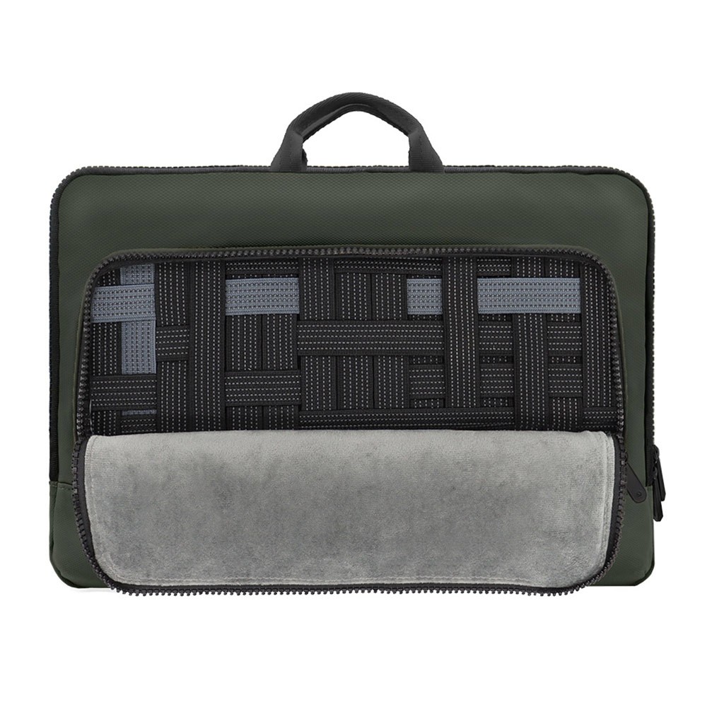 กระเป๋าโน๊ตบุ๊ค JTLEGEND Carrybag Macbook/Laptop 14 inch Ness Notebook Organizer-Dark Green