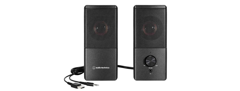 ลำโพงคอมพิวเตอร์ Audio Technica Speaker Active SP95 Black
