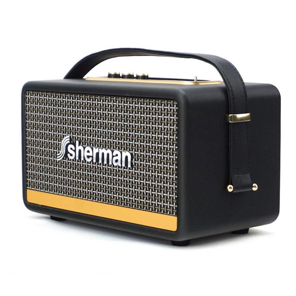 ลำโพงบลูทูธ Sherman Bluetooth Speaker SB-22B2B+ Black