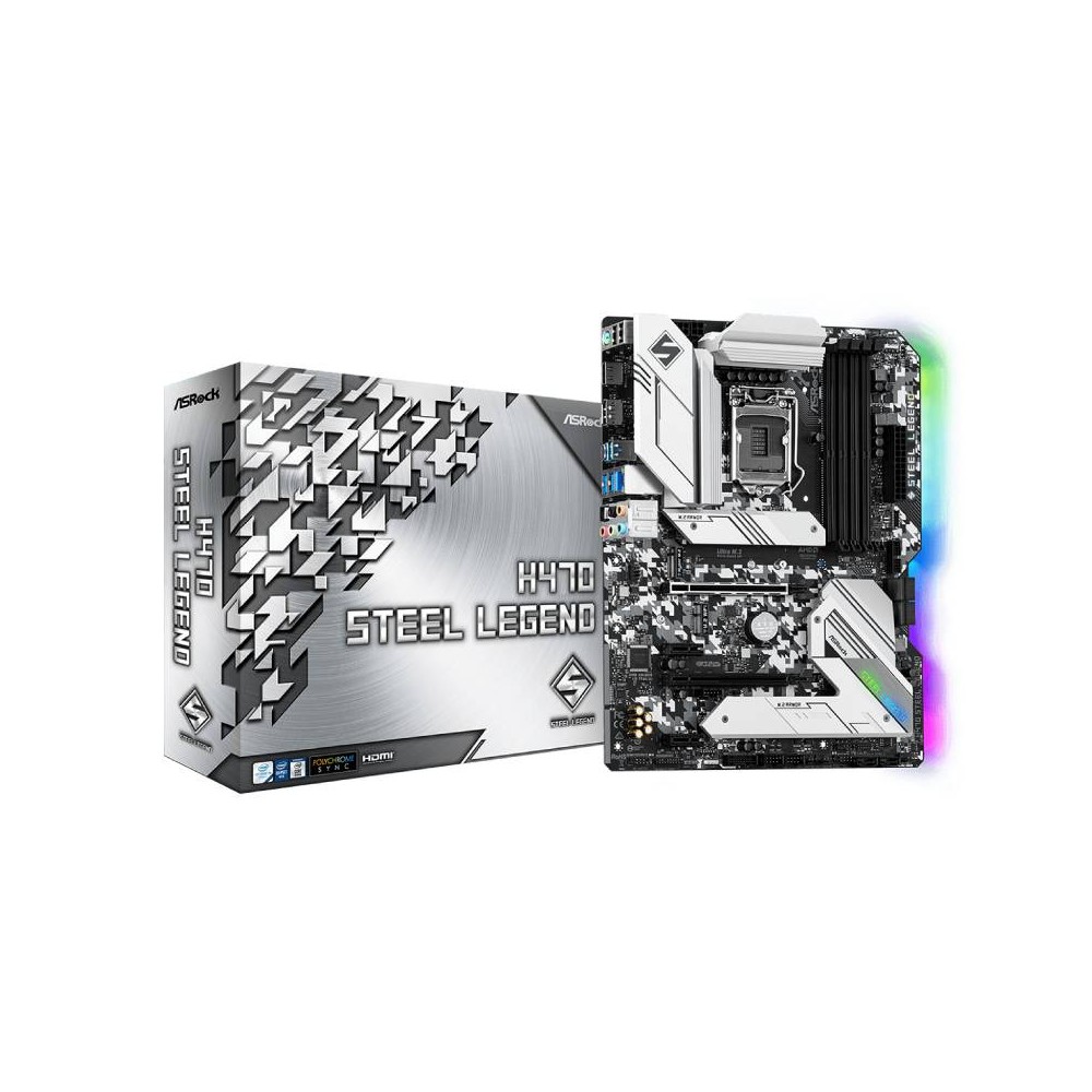 AsRock Mainboard H470 Steel Legend LGA 1200