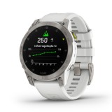 สมาร์ทวอทช์ Garmin Epix Sapphire White Titanium with Silicone Band