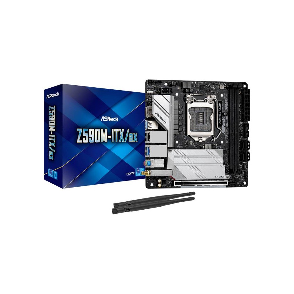 Asrock z590m itx ax обзор