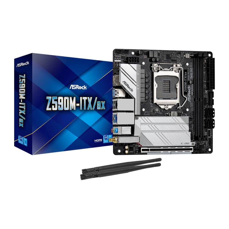 Asrock z590m itx ax обзор