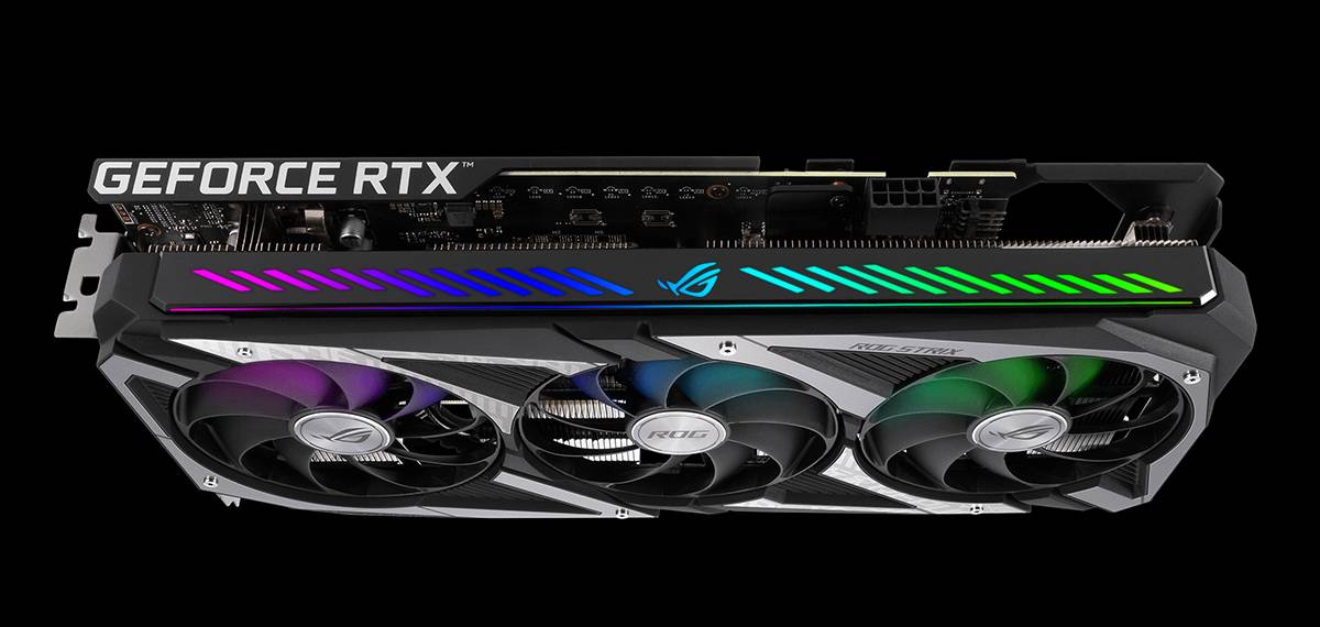 การ์ดจอ ASUS VGA ROG-STRIX-RTX3060-O12G-V2-GAMING LHR 12GB