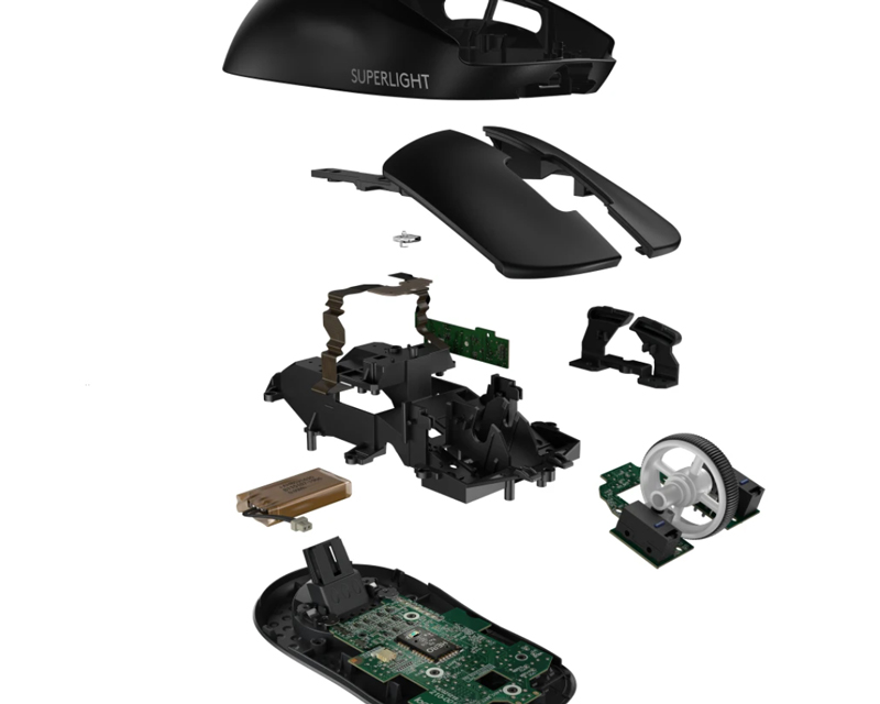 Logitech G PRO X Superlight Gaming Wireless Mouse (Magenta) เม้าส์