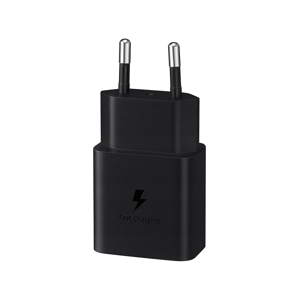 อะแดปเตอร์ Samsung USB-C 15W พร้อมสายชาร์จ USB-C Black