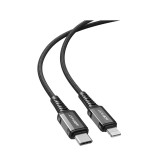 ACEFAST USB-C to Lightning Cable Charging Data 1.2M. Black