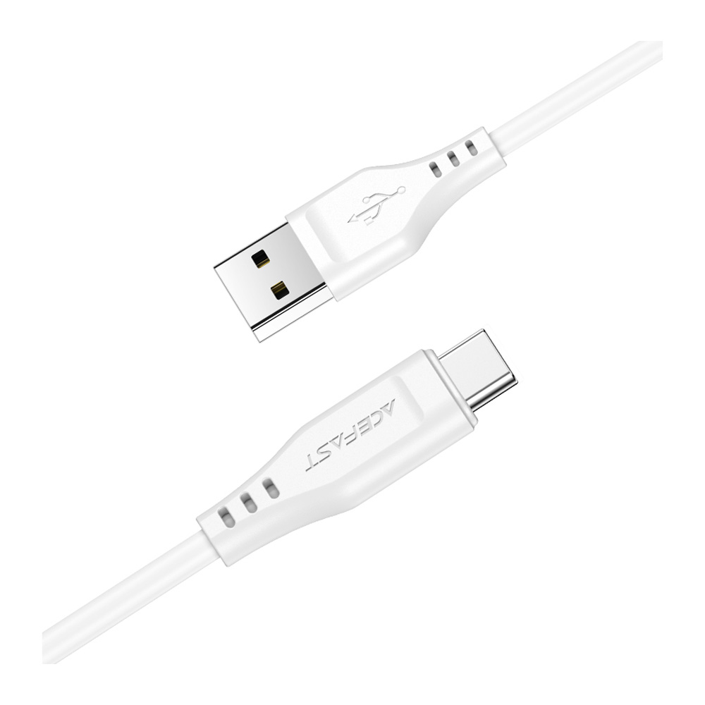 Acefast Usb A To Usb C Cable Tpe Data M White