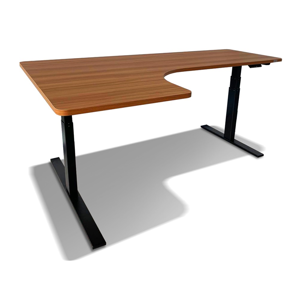 โต๊ะปรับระดับเพื่อสุขภาพ Bewell Smart Adjustable Table L Shape Bk180-WA