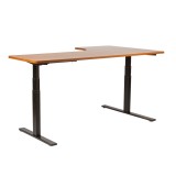 โต๊ะปรับระดับเพื่อสุขภาพ Bewell Smart Adjustable Table L Shape Bk160-WA