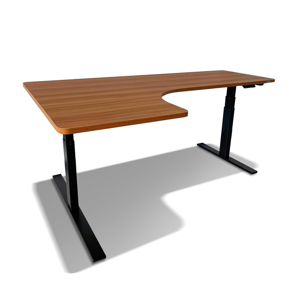 โต๊ะปรับระดับเพื่อสุขภาพ Bewell Smart Adjustable Table L Shape Bk160-WA