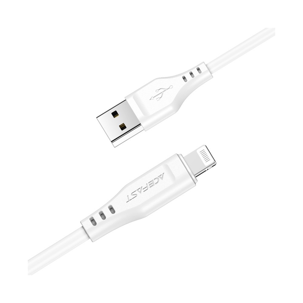 สายชาร์จ ACEFAST Lightning Cable TPE Data 1.2M. White