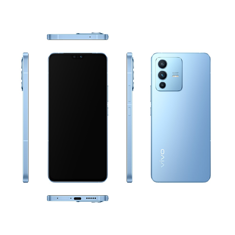 สมาร์ทโฟน vivo V23 (12+256GB) Island Blue (5G)