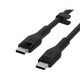 สายชาร์จ Belkin USB-C to USB-C Cable Flex Charge 1M. Black (CAB009bt1MBK)