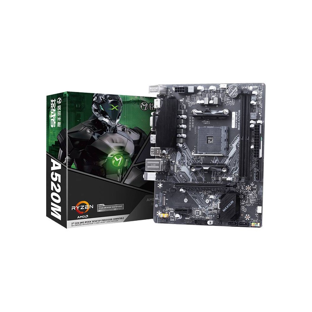 เมนบอร์ด Maxsun Mainboard Challenger A520M AM4