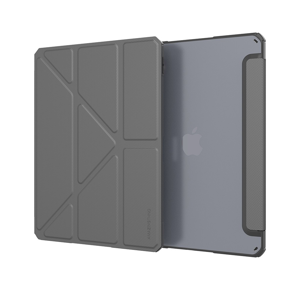 AMAZINGthing Casing for iPad Air 5 / Air 4 (10.9) 2022 Titan Pro Folio Case-Dark Grey