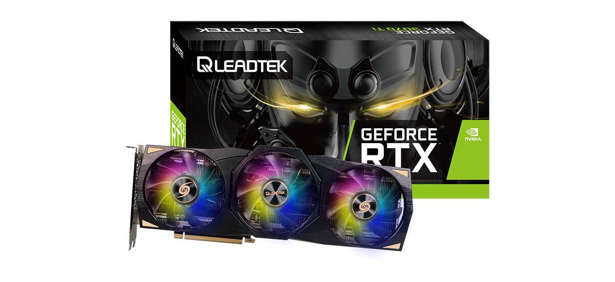 กราฟฟิคการ์ด LEADTEK VGA RTX 3070 Ti HURRICANE 8GB GDDR6X 256-bit