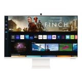 จอมอนิเตอร์ SAMSUNG MONITOR LS32BM801UEXXT (VA 4K Smart Monitor)