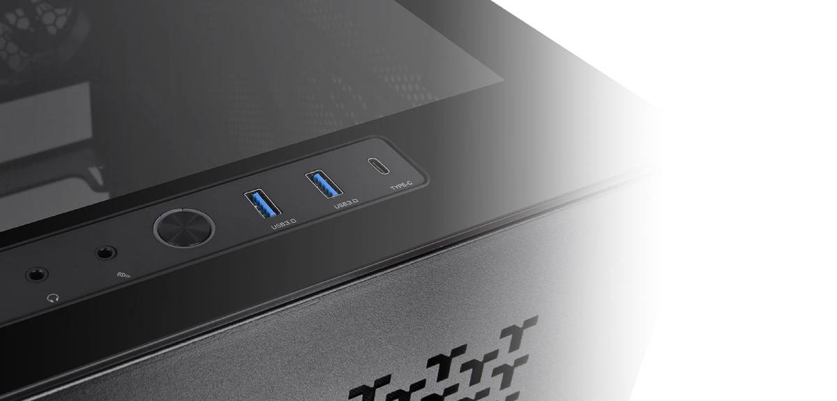 เคสคอมพิวเตอร์ Thermaltake Computer Case Divider 200 TG AIR Black