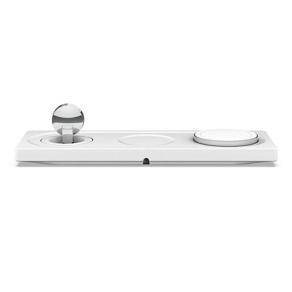 ที่ชาร์จไร้สาย Belkin 3-in-1 Wireless Charger MagSafe Pad White (WIZ016dqWH)
