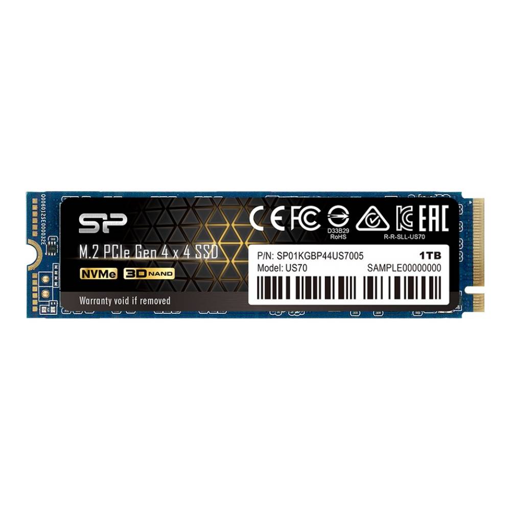 Silicon Power SSD US70 1TB M.2 NVMe/PCIe R5000MB/s W4400MB/s 5Y
