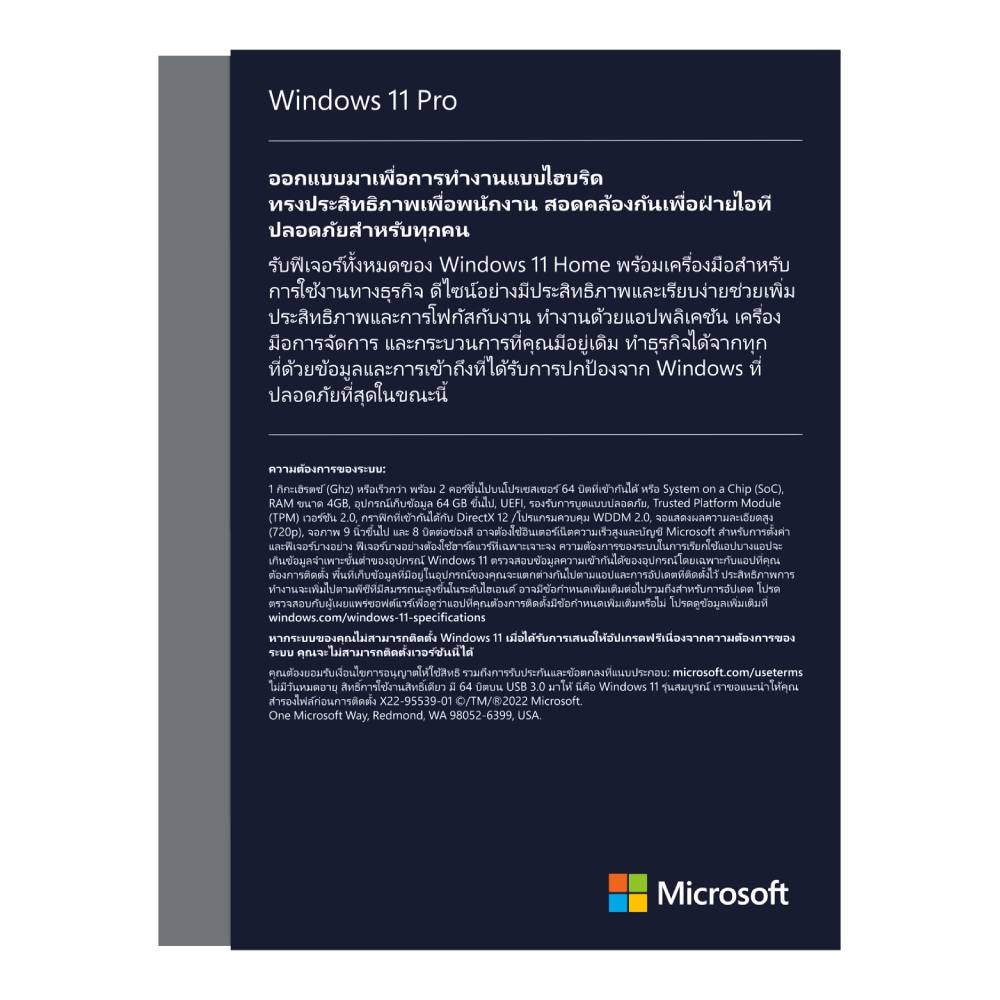 Microsoft Windows 11 Pro 64-BIT (USB) 