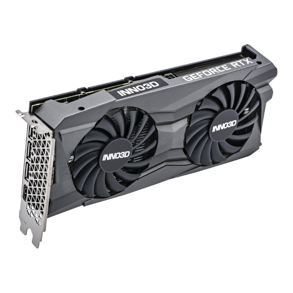 INNO3D NVIDIA GeForce RTX 3050 Twin X2 V2 6GB GDDR6 – Scheda Video Gaming PCIe 4.0, Dual Fan