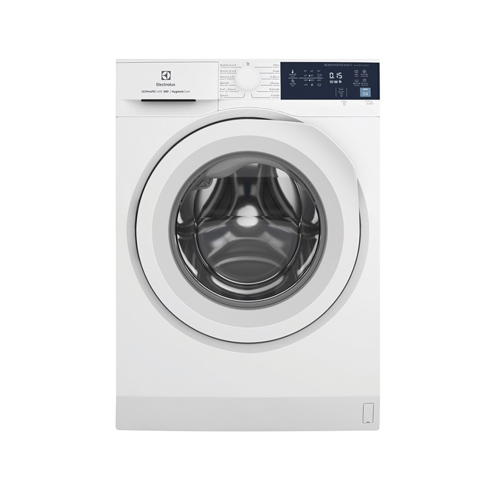 เครื่องซักผ้าฝาหน้า ELECTROLUX 8 KG รุ่น EWF8024D3WB White