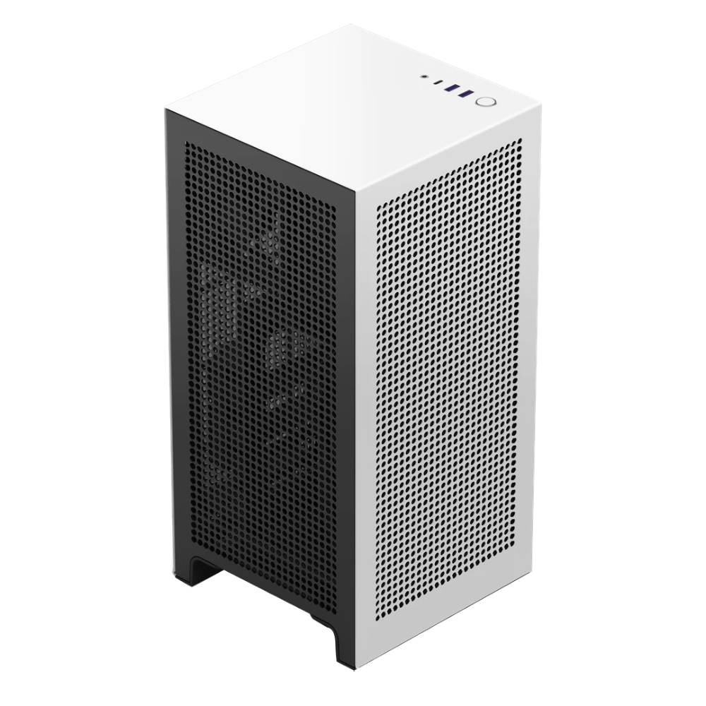 เคสคอมพิวเตอร์ NZXT Computer Case H1 V2 Matte White/Black (CS-H11BW-US)