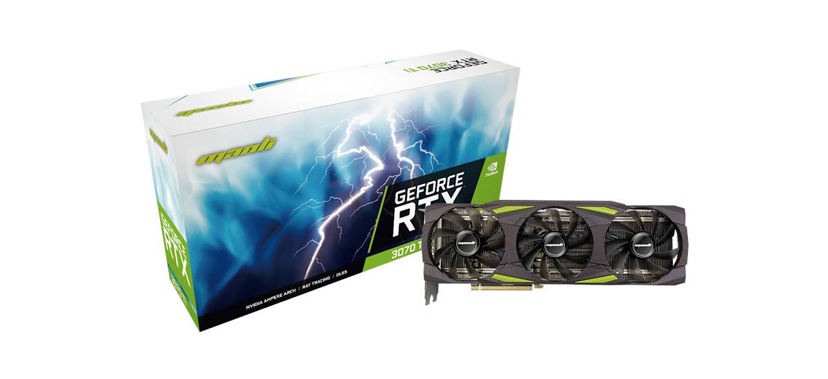 み*人様 NVIDIA Manli GeForce RTX3070 8GB GG-RTX3070-E8GB/OC/DF/LHR | NVIDIA GEFORCE RTX 3070 搭載