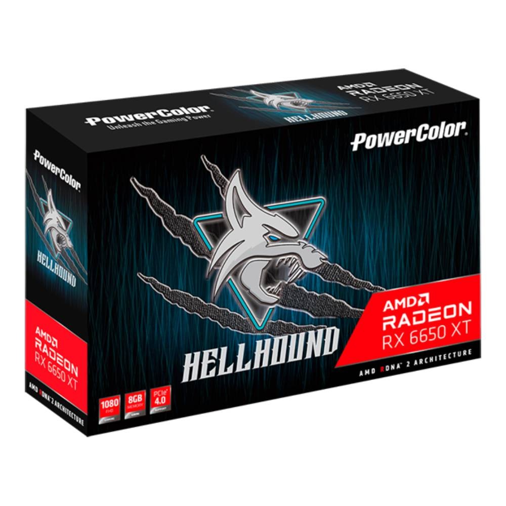 การ์ดจอ Power Color AMD Hellhound Radeon RX 6650 XT 8GB GDDR6 128-bit