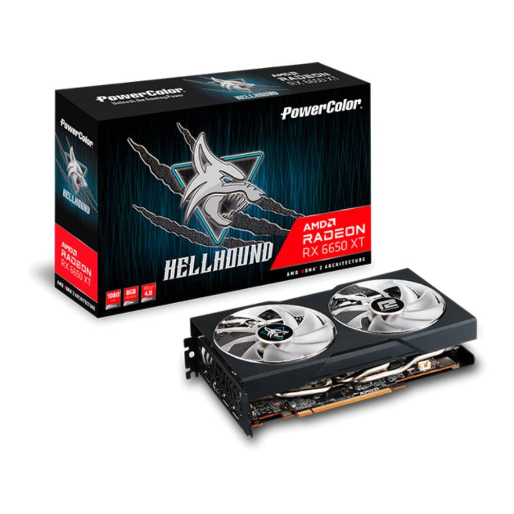 การ์ดจอ Power Color AMD Hellhound Radeon RX 6650 XT 8GB GDDR6 128-bit