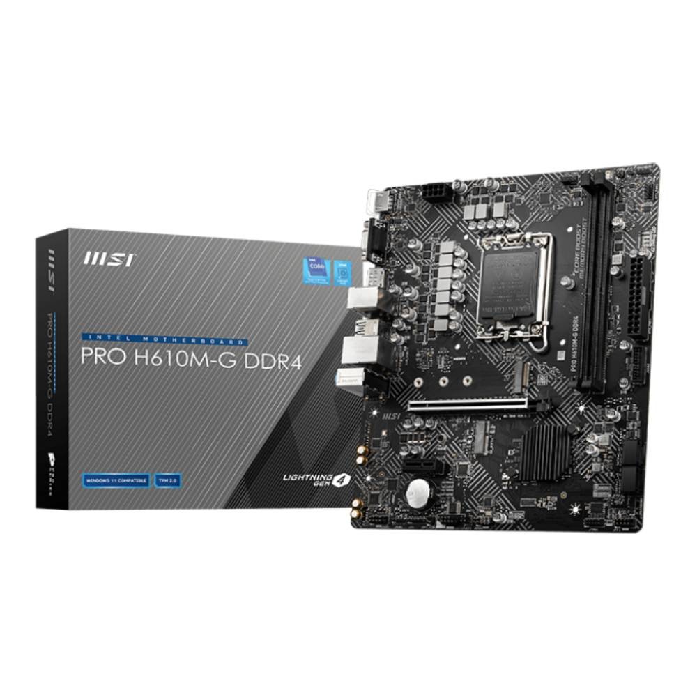 เมนบอร์ด MSI Mainboard PRO H610M-G DDR4 LGA-1700
